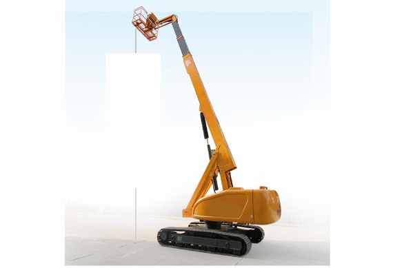 China good quality 22m height crawler crane boom lift telescopic work platform mobile boom lift