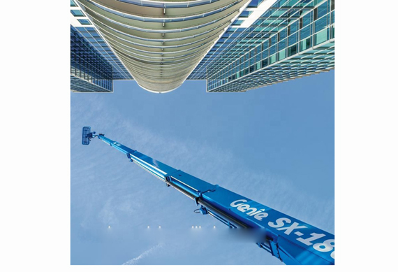 40 meters self propel telescopic hydraulic boom lift aerial platform aichi