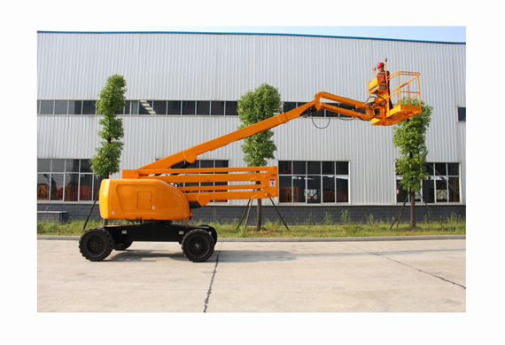 Truck mounted manlift telescopic straight articolato boom lifts 28 30 meters 120ft