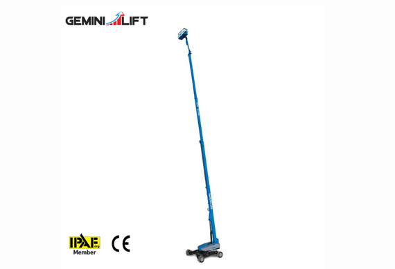 crawler tracked telescopic articulated boom lift