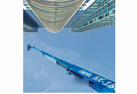 42m Telescopic boom lift rental mobile access platform