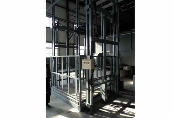 3 floor 250kg indoor small hydraulic cargo lifter elevator