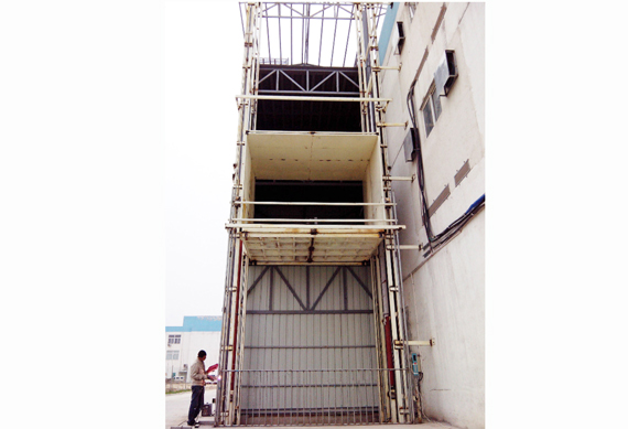 Warehouse Guide Rail Cargo Lift Platform Freight Elevator Price for Sale