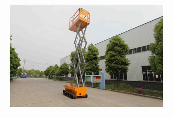 Heavy Duty Weight Telescopic Working Hydraulic Stairs Tracked Crawler Scissor Lift