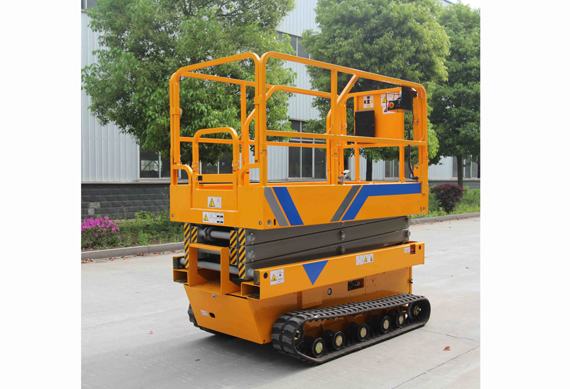 Cheap Price Ce Approved 4.5m 200kg Mini Crawler Scissor Lift on Tracks