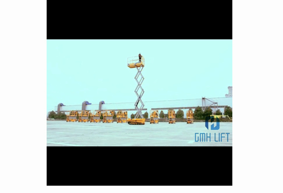 Cheap Price Ce Approved 4.5m 200kg Mini Crawler Scissor Lift on Tracks