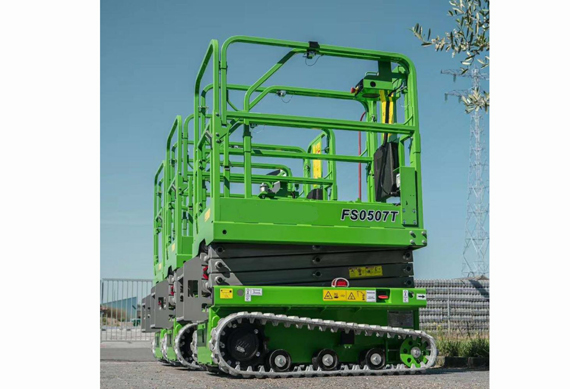 Outdoor tracked crawler rough terrain hydraulic electric scissor lift for sell