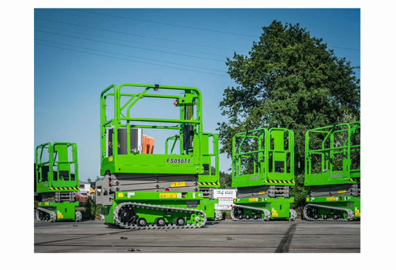 Outdoor tracked crawler rough terrain hydraulic electric scissor lift for sell