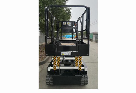 10m movable scissor hydraulic with crawler elevated lift platforms with ce