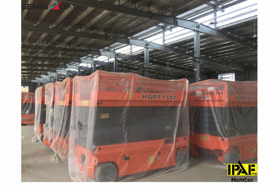 1000kg load hydraulic mobile scissor lift electric scaffolding automotech scissor lift