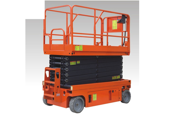 CE ISO factory Supply electric scissor lifts self moving aerial work platform/ mobile hydraulic lift for rent