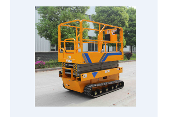 CE ISO approved 300kg offroad crawler tracked scissor lift