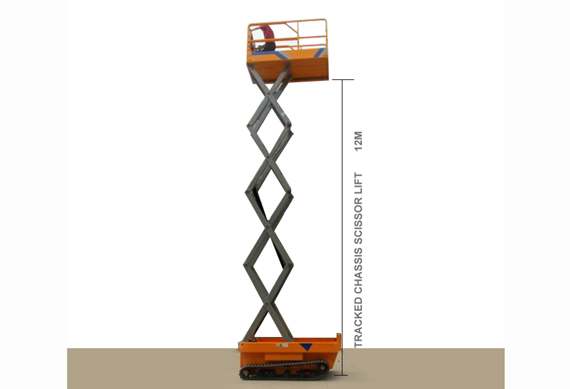 movable crawler Scissor Lift Mobile battery powered hydraulic platform Lift Mechanism Scissor Lift