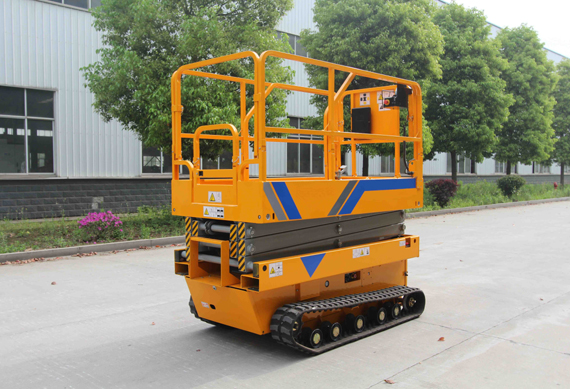 movable crawler Scissor Lift Mobile battery powered hydraulic platform Lift Mechanism Scissor Lift