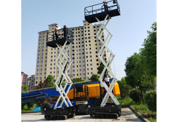 Factory Price 12 Meter Customized Hydraulic Electric Mini Scissor Lift On Tracks Lift Mechanism Scissor Lift