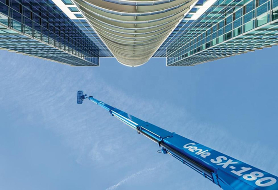 single hydraulic scissor lift used jlg genie skyjack snorkel man lift