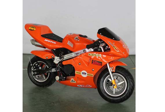 49CC Mini Pocket Bike Cross Orange For Sale