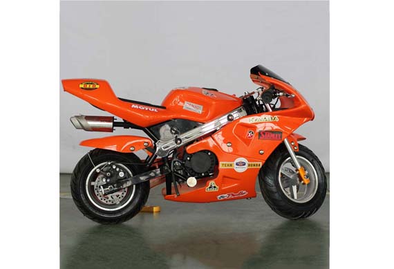 49CC Mini Pocket Bike Cross Orange For Sale