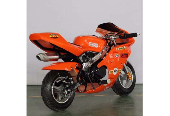 49CC Mini Pocket Bike Cross Orange For Sale