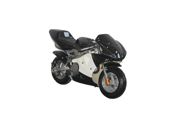 fashion kids enjoying mini pocket bike 49cc