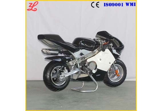 fashion kids enjoying mini pocket bike 49cc