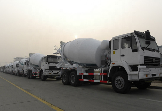 Sinotruk Gold Prince 6x4 12 cubic meters concrete mixer truck capacity