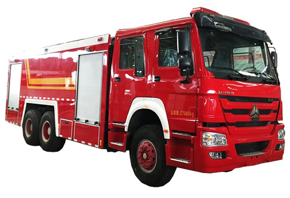 HOWO 4X2 6X4 16000 Liters Foam water Tank Fire Fighting Truck for sales