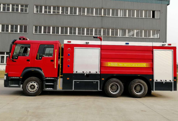 Howo 6x4 20Tons Industrial Fire Fighting water tank fire truck
