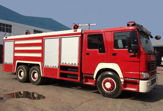 Howo 6x4 20Tons Industrial Fire Fighting water tank fire truck
