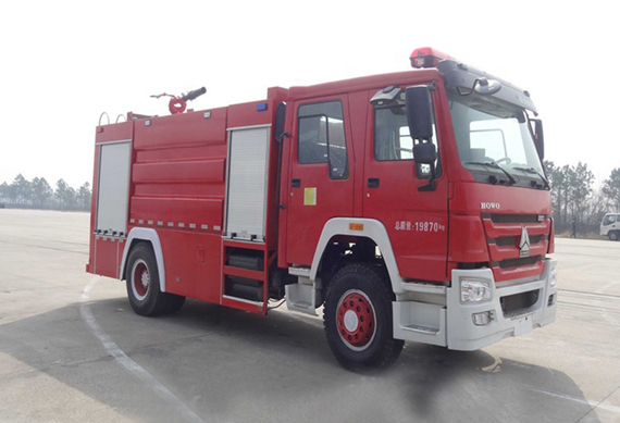 Sinotruk Dry Powder 6X4 HOWO fire sprinkler fighting truck