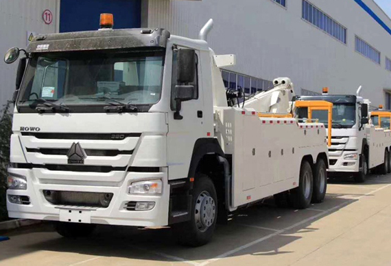 Chinese recovery truck flatbed rotator heavy wrecker tow trucks for sale