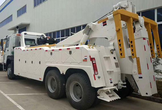 Chinese recovery truck flatbed rotator heavy wrecker tow trucks for sale