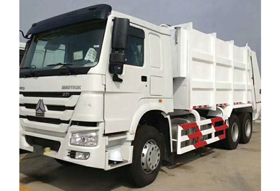 Sinotruk HOWO waste truck container garbage compactor truck price