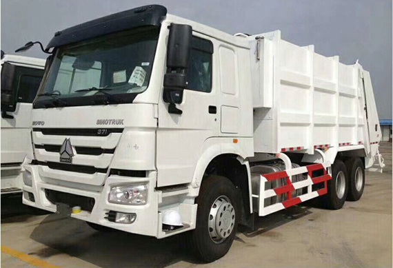 China sinotruk howo garbage truck can cleaning truck for sale