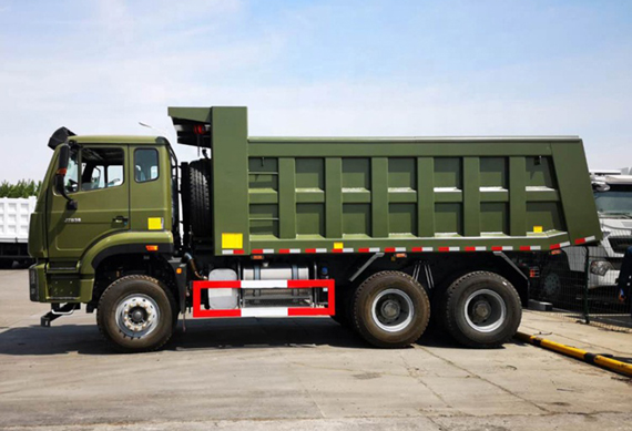 Sinotruk 6x4 Hohan 25 ton dump truck dimensions with cheap price