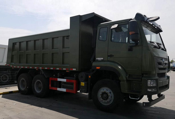 sinotruk engine fuel consumption of Hohan dump truck 6x4