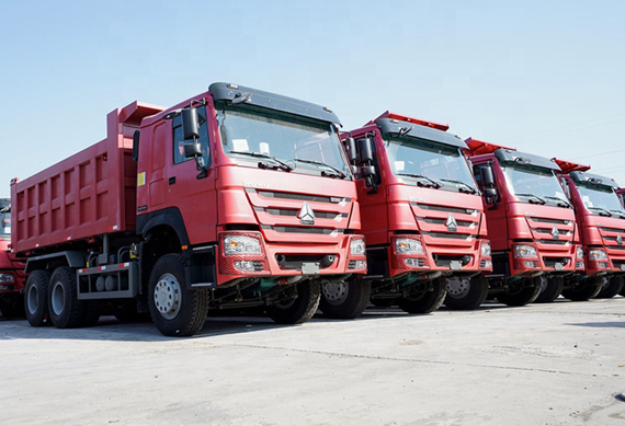 Used 40 cubic meters Howo dump truck tipper truck for sale in dubai