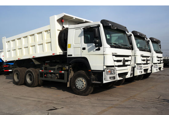 China Sinotruk howo used 371hp tipper trucks 6x4 with prices