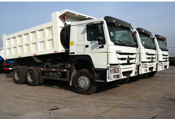 China Sinotruk howo used 371hp tipper trucks 6x4 with prices