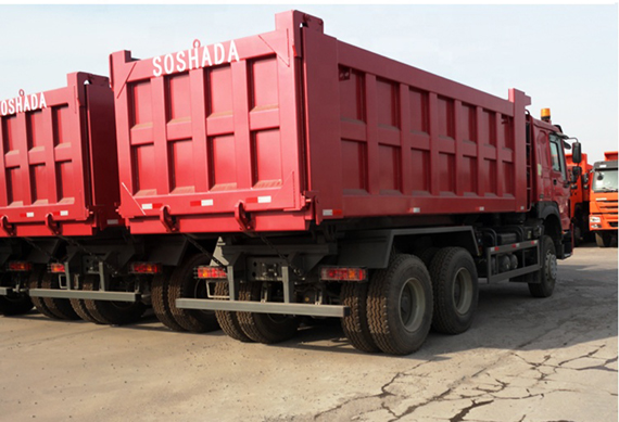 China 10wheeler tipper trucks CNHTC dump truck for sale Kenya