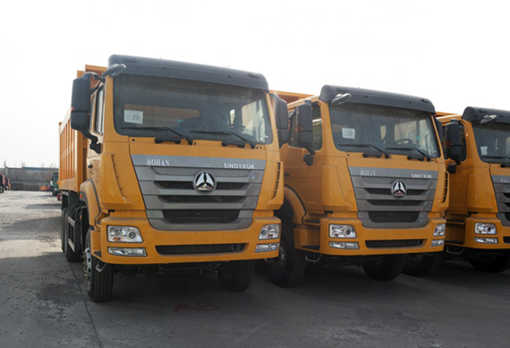 China 6x4 10 wheeler ethiopia Hohan dump truck for sale
