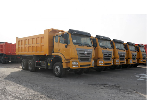 Chinese 16 cubic meter 10 wheeler hohan dump truck load capacity