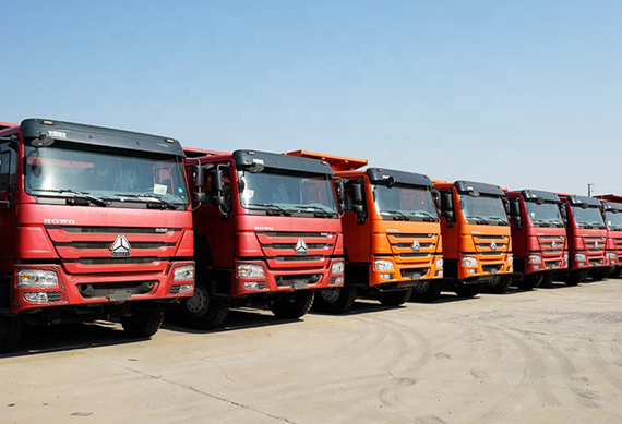 China 10 wheel dump tipper trucks for sale in south africa