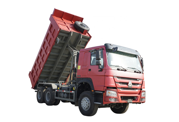 Howo dump truck 371hp 28 ton tipper truck for sale in south africa