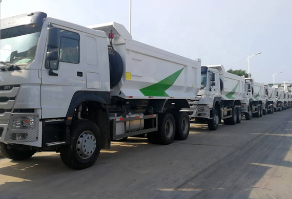 High quality howo 6x4 dump truck left hand drive tipper truck for sale