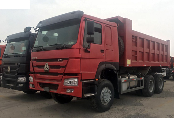 Howo 10 wheel used standard dump truck size for sale in dubai