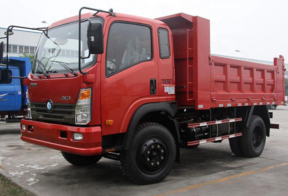 Sinotruk howo 4x2 6 wheel dump truck load volume 10 ton capacity