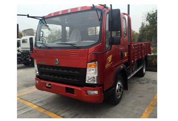 Howo 5ton 4x2 tipper cargo truck for sale