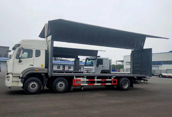 Sinotruk Howo 141HP 10 Ton Wing Opening Van box Truck