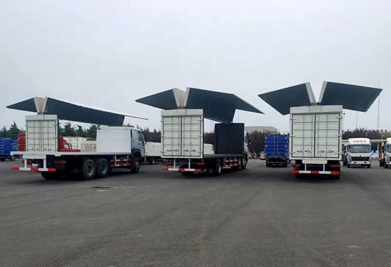 China Cheap Price 15 Ton Howo Cargo Truck 4*2 15tons Wing Van Truck